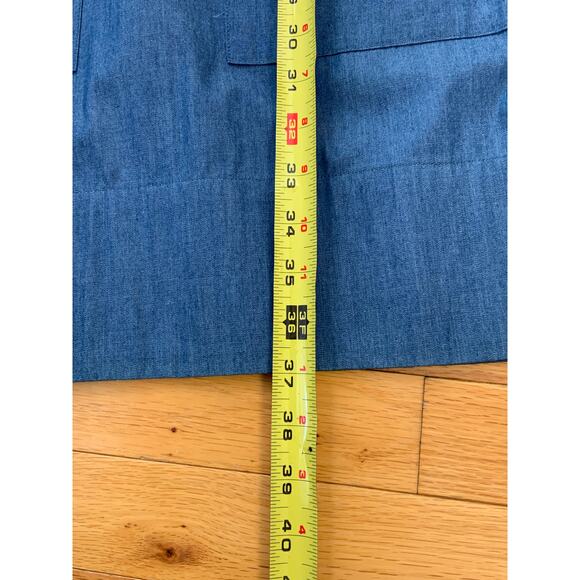 TYLER BOE WENDY SHIRT DRESS DARK DENIM NWT SIZE 12 - Picture 5 of 6